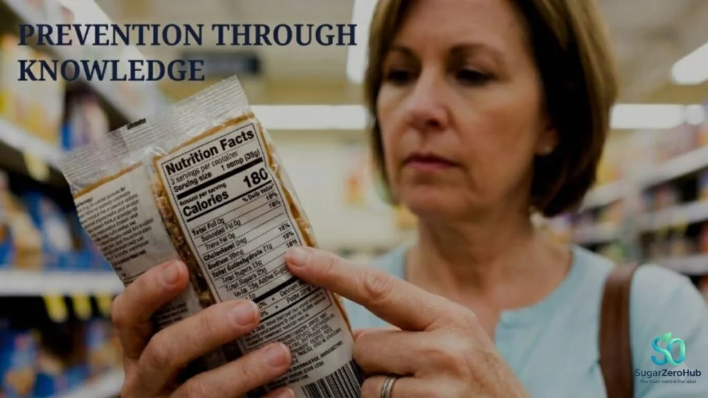 SugarZeroHub Home Banner - Prevention through knowledge for a healthy sugar-free lifestyle