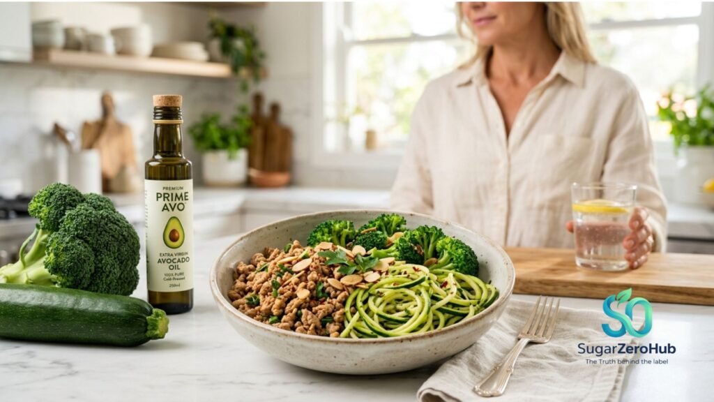 The Metabolic Stall: Why Women Struggle with Weight Loss (And the Insulin Secret) A healthy high-protein turkey and veggie bowl for women's weight loss and insulin control.